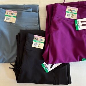 32 Degree Cool Active Flare Workout Pants 3 pairs